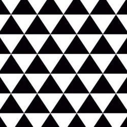 Printed Half Panama VINTY White / Black